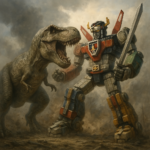 Voltron vs The Dino-Beast: An Epic Battle Beyond Time